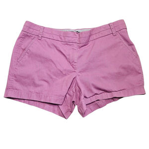 J. Crew Chino 12 Pink Mid-rise Shorts